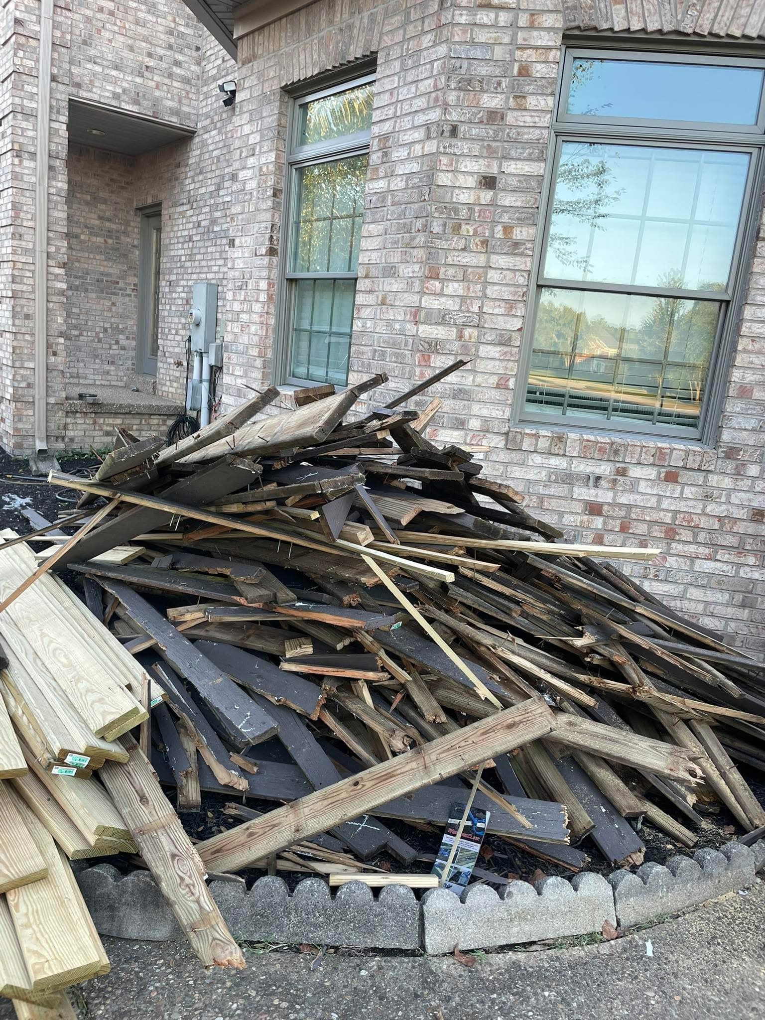 Before Junk Removal Project